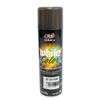 TINTA SPRAY ORBI GRAFITE BRILHANTE 340ML