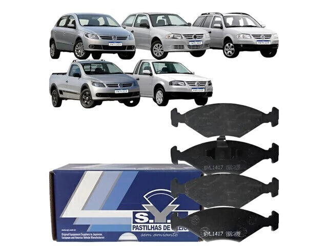 Pastilha De Freio Dianteira Syl Gol G4 G5 Parati Saveiro