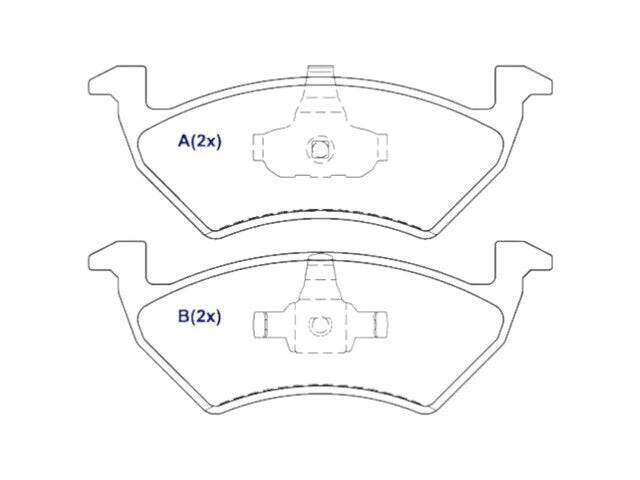 Pastilha De Freio Dianteira Vw Gol G5 G6 G7 G8 2012 Até 2023