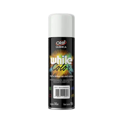 TINTA SPRAY ORBI BRANCO BRILHANTE 340ML